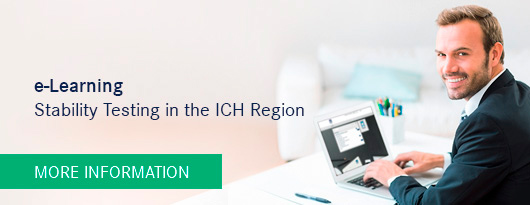 e-Learning: Stability Testing in the ICH Region - More information >>
